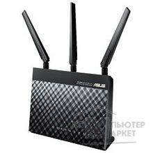 Asus DSL-AC68U гигабитная Wi-Fi ADSL точка доступа, 802.11a b g n ac, 1900 Мбит с, маршрутизатор, коммутатор 4xLAN, принт-сервер