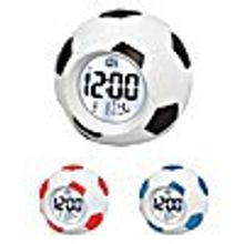 Часы с термометром и будильником говорящие "футбольный мяч" Kromatech AT-609TR