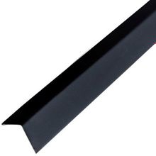 Уголок пристенный алюминий 19х19мм черный (3м)   Уголок периметральный алюминиевый 19х19мм черный (3м)