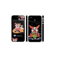 Виниловая наклейка на iPhone 4 и 4S iSwag "Злые клоуны"