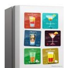 Melompo Набор магнитов "Коктейли" (6 шт.) арт. COCT