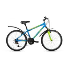 Подростковый горный (MTB) велосипед MTB HT 24 синий 14" рама