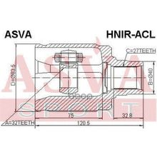 Шрус Внутренний | Прав | ASVA арт. HNIRACL