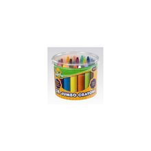 Crayola 24 восковых мелка для малышей в бочонке (0784)