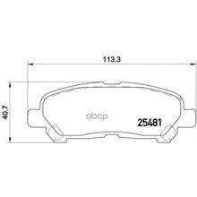 Колодки Тормозные Дисковые | Зад | Toyota Highlander   Kluger (_u4_) 3.5 4wd (Gsu45_) 05.2007 -  <=> Toyota Highlander   Kluger (_u4_) 2.7 4wd (Asu40_) 05.2007 - Brembo арт. P83138