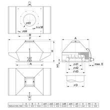 Systemair DVG-V 355D4-6 F400