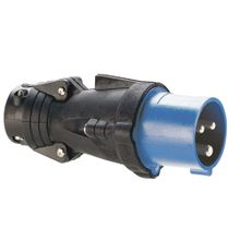 Прямая вилка Hypra - IP 44 - 2К+З - 16 А - резина | код 052052 | Legrand