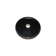 SPORTCONCEPT Диск для штанги обрезиненный  15 кг (d 51 mm) цвет черный