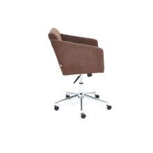 Tetchair Кресло MILAN хром, коричневый