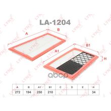 Фильтр Воздушный Mercedes-Benz E-Class (W211) Clk C209 Gl-Class LYNXauto арт. LA1204
