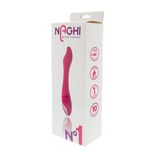 Розовый вибратор NAGHI NO.1 - 22 см. (84907)