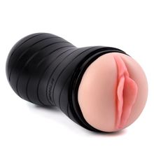 Двусторонний мастурбатор Gina в тубе - вагина и ротик (109707)