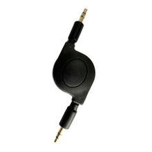 Кабель аудио 3.5 stereo plug -> 3.5 stereo plug, 0.8 м, рулетка, (Dialog HC-A4508)