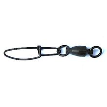Карабин с вертлюгом Ball Bearing Swivel McMahon №2, 25lb, Black, 7шт. Berkley