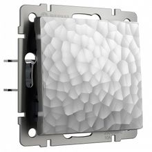Werkel Выключатель проходной одноклавишный без рамки Werkel Hammer W1212006 (серебряный) ID - 436079