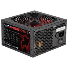 Блок питания aerocool atx 750w hero 775 80+ bronze (24+4+4pin) apfc 139mm fan white led 6xsata cab manag rtl