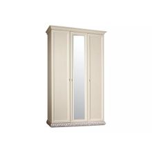 Ярцево Шкаф 3-х дв. для платья и белья (с зеркалами) Тиффани ТФШ 1 3 штрих-лак серебро ID - 312998