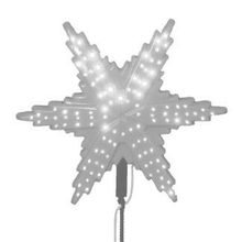 Новогодняя световая макушка Звезда-эконом, высота 450 мм (синий)