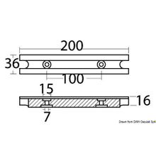 Osculati Aluminium rod anode for Yamaha und Mariner, 43.254.11