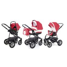 Коляска 3 в 1 Esspero Discovery (шасси Graphite) - Red Lux