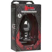 Анальная пробка из силикона Kink Ace Silicone Plug 5  - 12,7 см.