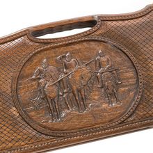 Нарды резные "Три богатыря", с ручкой