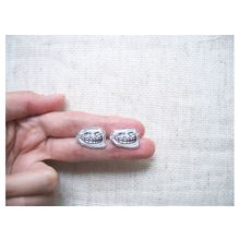 Серьги-гвоздики троллфэйс