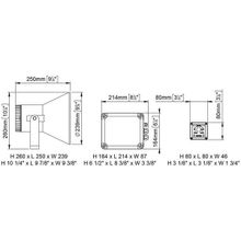 Marco Горн туманный электрический Marco EW2-M 15004113 24 В для судов длиной 12 - 20 м