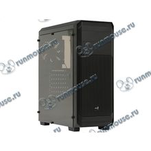 Корпус Miditower Aerocool "Aero-300 Black FAW", ATX, черный (без БП) [142198]