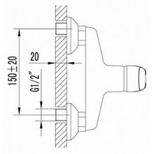 Смеситель Lemark Omega LM3103C для душа