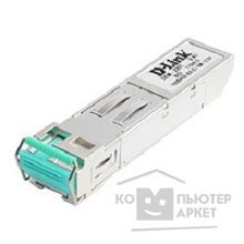 D-Link DEM-220T C1A WDM SFP-трансивер с 1 портом 100BASE-BX-D Tx:1550 нм, Rx:1310 нм для одномодового оптического кабеля до 20 км