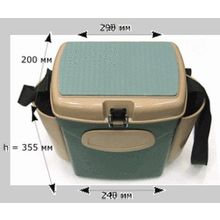 Россия Ящик для зимней рыбалки A-elita малый (пластик, органайзер, отдел. под удочку)