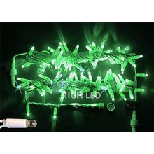 Rich LED RL-S10CF-220V-CW G Уличная светодиодная гирлянда Нить 10 м, зеленый, мерцание, провод белый