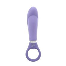 Dream Toys Фиолетовый анальный вибромассажёр GOOD VIBES RING-G BULBED - 15,5 см.