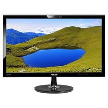 Монитор ASUS LCD 21.5" VK228H Glossy Black {LED, 1920x1080, 5ms, 250 cd m2, 1000:1 (ASCR 80M:1), D-Sub, DVI-D(HDCP), HDMI,USB,vesa,1Wx2,Webcam, Headph.Out }