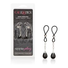 California Exotic Novelties Зажимы на соски Nipple Play Non-Piercing Nipple Jewelry Onyx