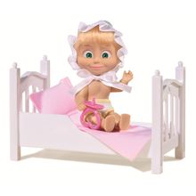Кукла SIMBA 9301821 Маша с кроваткой