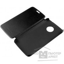 Lenovo Чехол Moto E Flip Cover Black WW иск кожа черный PG38C01793