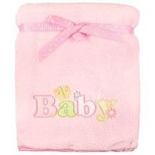 Плед розовый Spasilk, 76х101 см, розовый