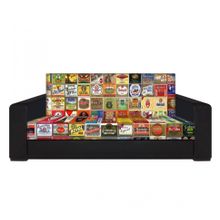 Диван Напитки-3 флок фото-принт 120 ппу