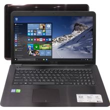 Ноутбук ASUS X756UQ    90NB0C31-M02350    i3 6100U   6   1Tb   DVD-RW     940MX   WiFi   BT   Win10   17.3"   2.73 кг