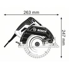 Bosch Дисковая пила Bosch GKS 165 (0601676100)