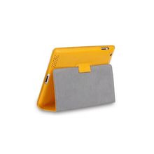 Кожаный чехол Yoobao Executive Leather Case Yellow (Жёлтый цвет) для iPad 2 iPad 3 iPad 4