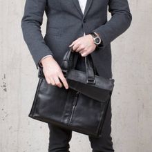 Lakestone™ Мужская деловая сумка Langton Black