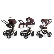 Коляска 3 в 1 Esspero Grand Discovery (шасси Beige) - Nappa Brown