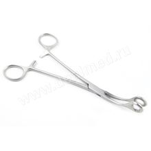 Щипцы геморроидальные окончатые изогнутые 215мм