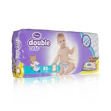 Violeta Double Care 5 (11-25 кг) 52 шт и влажные салфетки