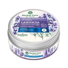 Скраб для тела соляной Лаванда и Ванильное молочко Farmona Herbal Care Lavender with Vanilla Milk 220мл