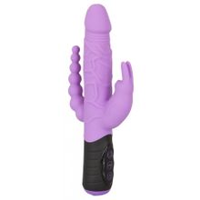 Сиреневый тройной вибратор Triple Vibrator - 22,2 см. (234725)