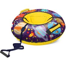 Тюбинг 70см  с камерой Nika Kids (низ-ПВХ, верх-ткань)(планеты) (ТБ3К-70)